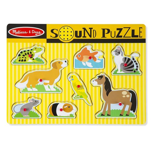 Продукт Melissa and Doug Домашни любимци- Пъзел със звуци  - 0 - BG Hlapeta